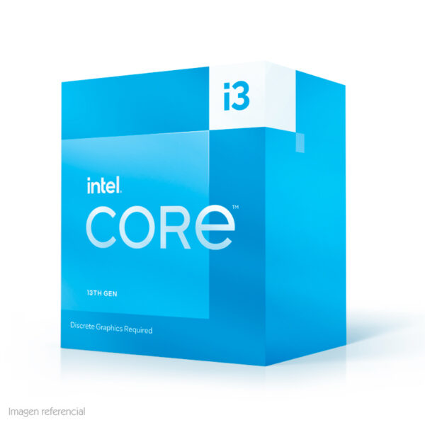 Procesador Intel Core i3-13100F 3.40/4.50GHz 12MB SmartCache LGA1700, 58W, Intel 7(10nm)