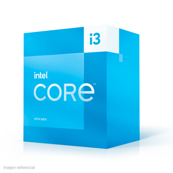 Procesador Intel Core i3-13100 3.40/4.50GHz 12MB SmartCache LGA1700, 60W, Intel 7(10nm)