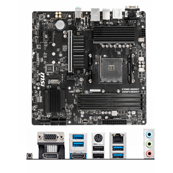 Placa Madre MSI B550M PRO-VDH, AMD B550, AM4 Socket, VGA, HDMI, DP