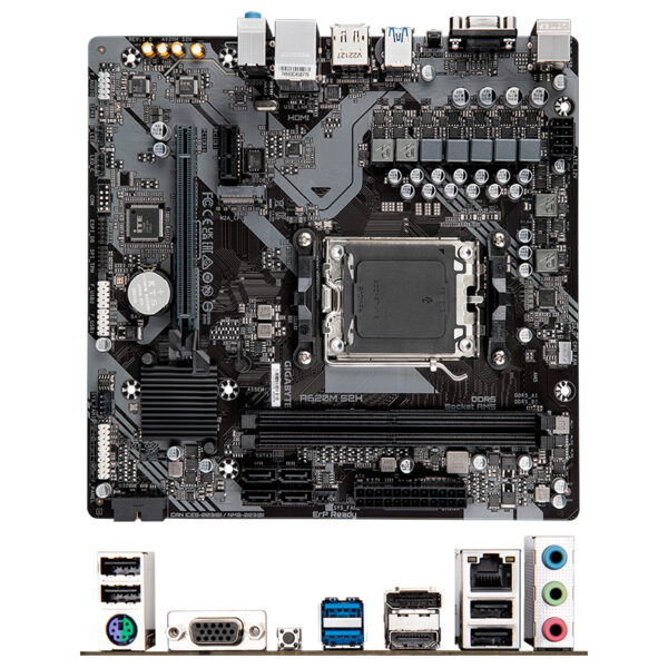 Placa Madre Gigabyte A620M S2H (rev. 1.0) Chipset AMD A620, Socket AM5, Micro ATX