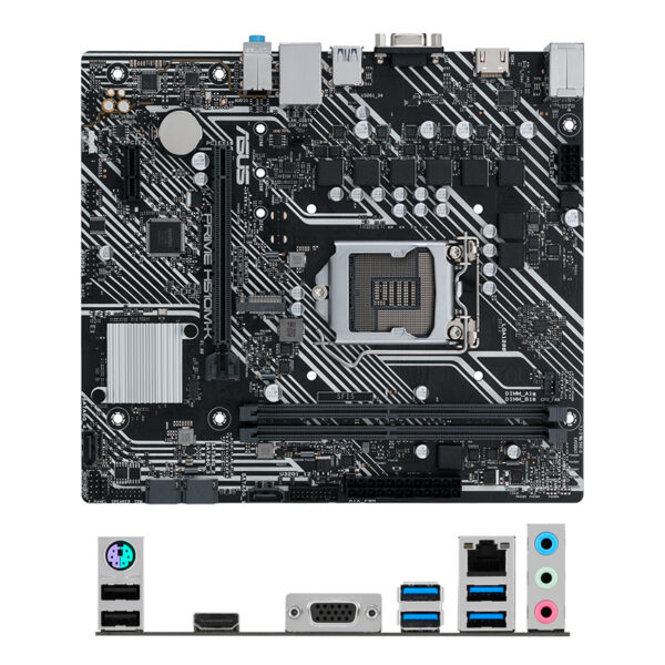 Placa Madre ASUS PRIME H510M-K R2.0 Chipset Intel H470, LGA1200, Micro ATX