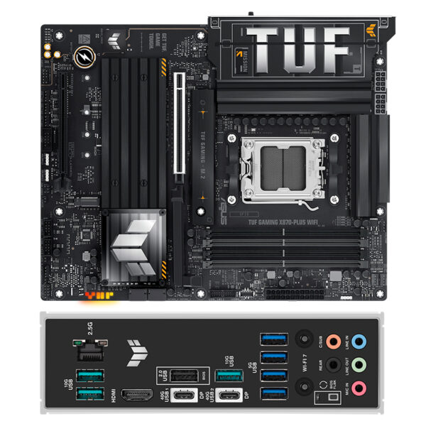 Placa Madre ASUS TUF GAMING X870-PLUS WIFI, Chipset AMD X870, Socket AMD AM5, ATX