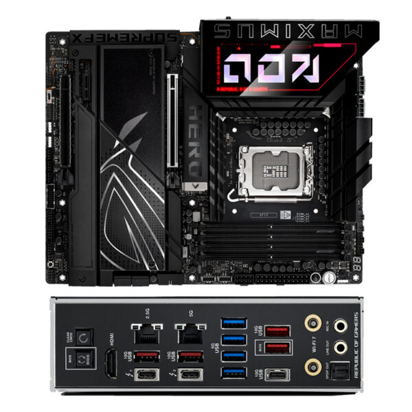 Placa Madre ASUS ROG MAXIMUS Z890 HERO, Chipset Intel Z890, LGA 1851, HDMI, ATX