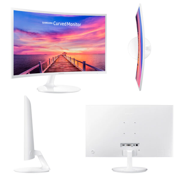 Monitor Samsung LC27F391FHNXZA, 27" VA Curvo, 1920x1080 FHD, HDMI / VGA / Audio.
