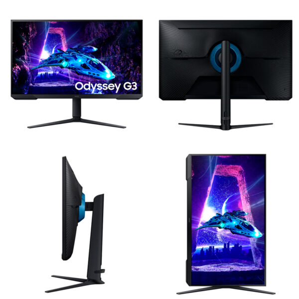 Monitor plano gaming SAMSUNG ODYSSEY G3, 32" FHD VA, 180Hz, 1ms, HDMI, DP