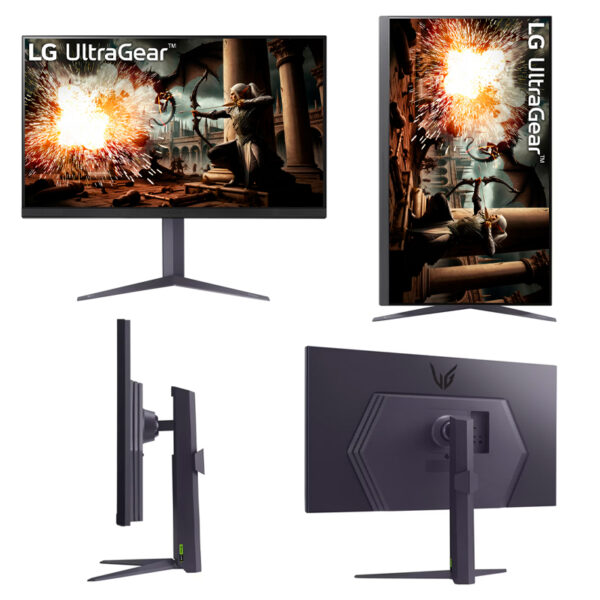 Monitor LG Gaming 31.5" UltraGear QHD IPS (2560x1440), 180Hz, HDMIx2/DPx1/Headphone-Out x1