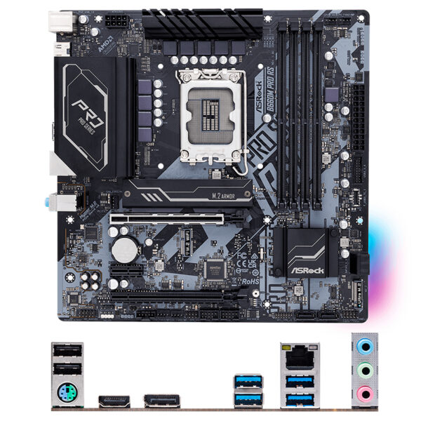 Placa Madre ASROCK B660M Pro RS, Chipset Intel B660, LGA1700, mATX
