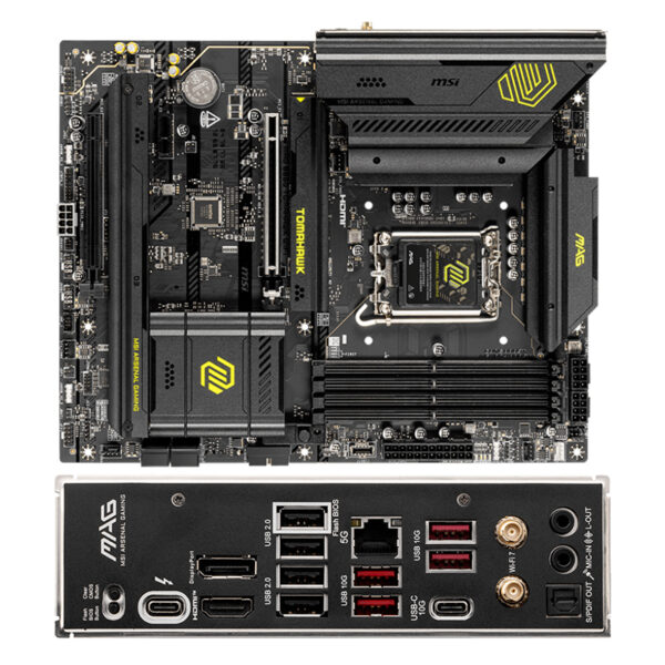 Placa Madre MSI MAG B860 TOMAHAWK WIFI, Chipset Intel B860, LGA 1851, HDMI, DP, ATX