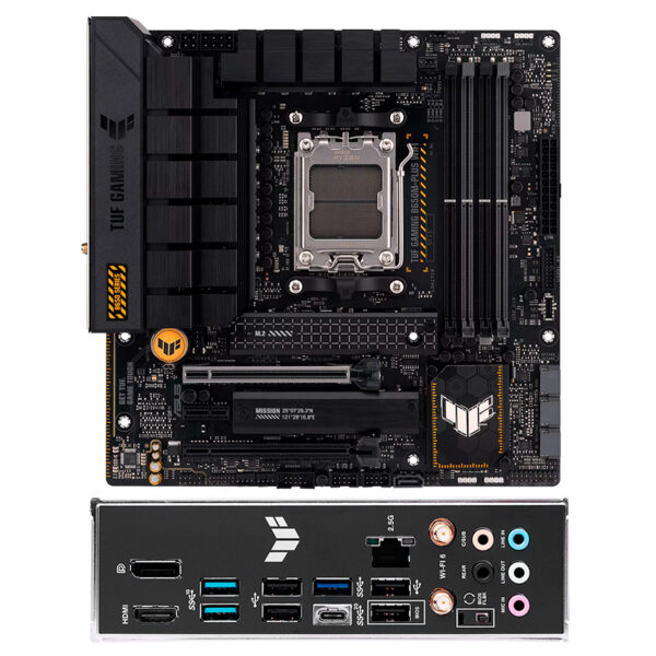 Placa Madre Asus TUF GAMING B650M-PLUS WIFI, Chipset AMD B650, AMD Socket AM5, mATX