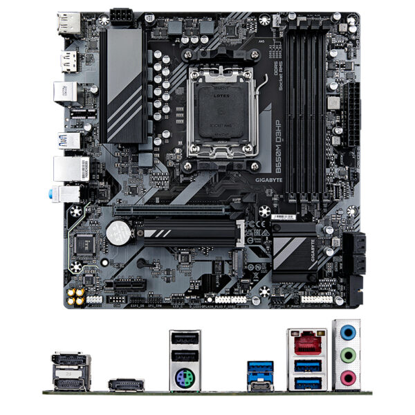 Placa Madre GIGABYTE B650M D3HP, Chipset AMD B650, Socket AMD AM5, mATX