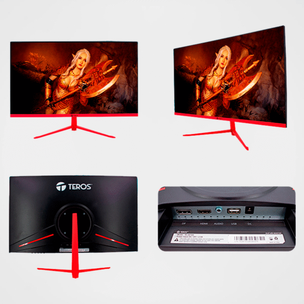 Monitor curvo TEROS TE-2473G, 23.8″ Full HD panel VA - Imagen 2