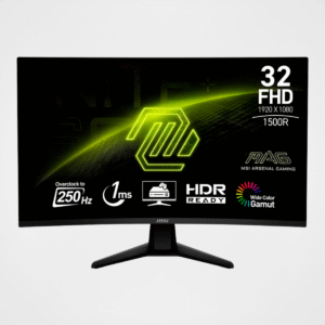 Monitor curvo gaming MSI MAG 32C6X, 31.5″ FHD 1500R VA 250Hz(OC)