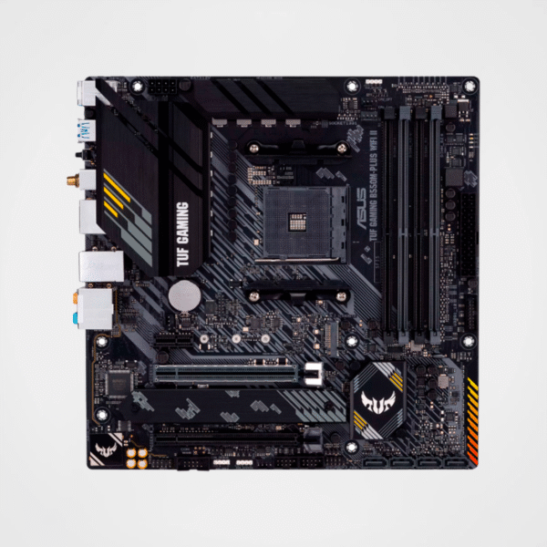 Placa Madre ASUS TUF GAMING B550M-PLUS WIFI II Chipset AMD B550, Socket AM4, Micro ATX