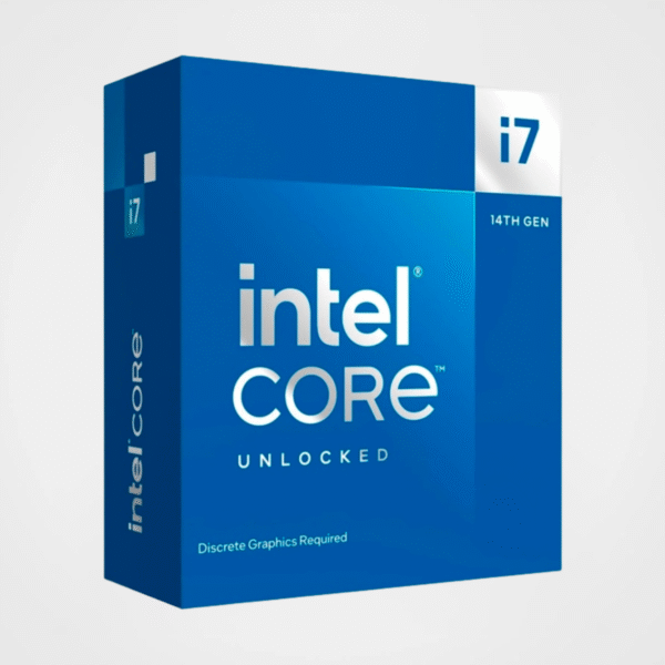 Procesador Intel Core i7-14700KF 3.40/5.60GHz, 33 MB Intel Smart Cache, LGA1700, 125W/253W