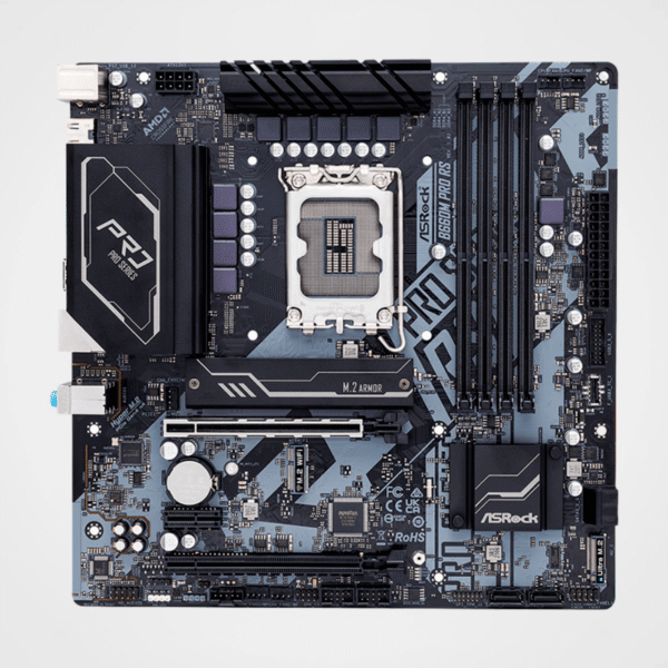 Placa Madre ASROCK B660M Pro RS, Chipset Intel B660, LGA1700, mATX