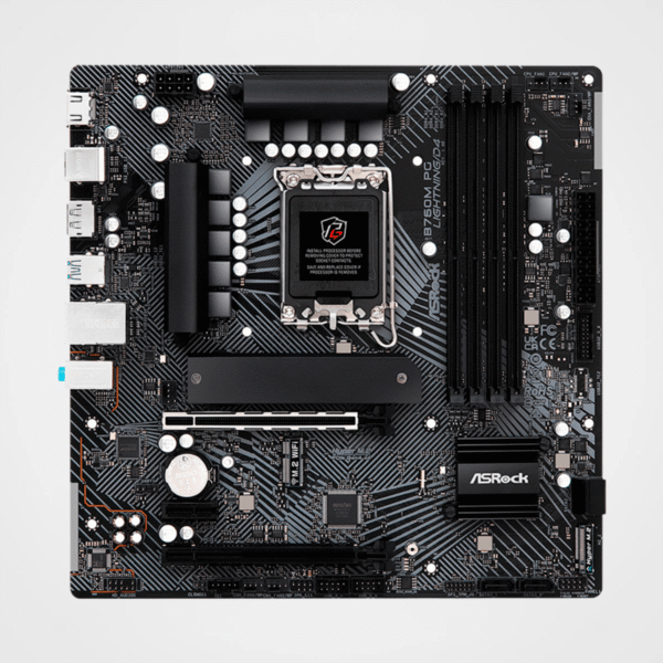 Placa Madre ASROCK B760M PG Lightning/D4, Chipset Intel B760, LGA1700, mATX