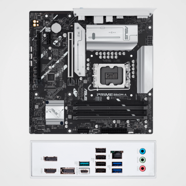 Placa Madre ASUS PRIME B860M-A, Chipset Intel B860, LGA 1851, mATX, HDMI - Imagen 2