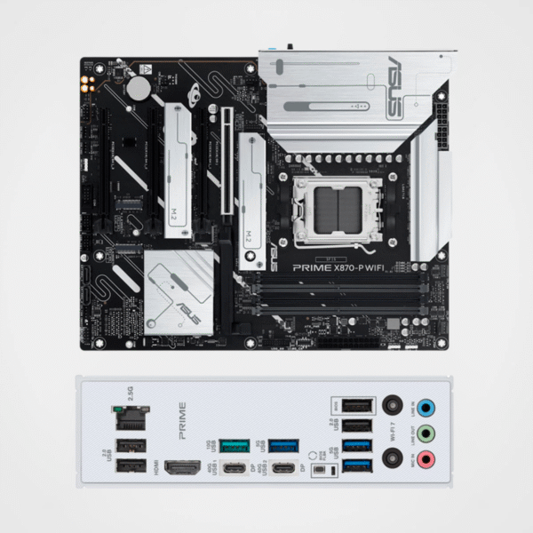 Placa Madre ASUS PRIME X870-P WIFI, Chipset AMD X870, Socket AMD AM5, ATX - Imagen 2