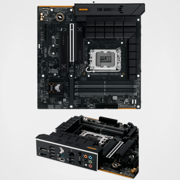 Placa Madre ASUS TUF GAMING B760M-PLUS WIFI II, Chipset Intel B760, LGA1700, ATX - Imagen 2