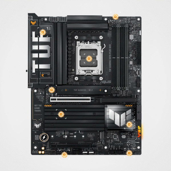 Placa Madre ASUS TUF GAMING X870-PLUS WIFI, Chipset AMD X870, Socket AM5, ATX