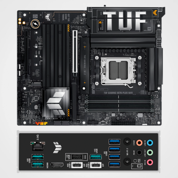 Placa Madre ASUS TUF GAMING X870-PLUS WIFI, Chipset AMD X870, Socket AM5, ATX - Imagen 2