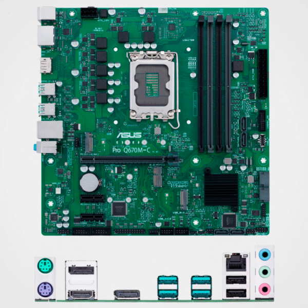 Placa Madre Asus Pro Q670M-C-CSM, Chipset Intel Q670, LGA1700, mATX, HDMI - Imagen 2