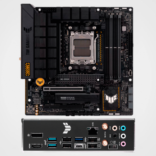 Placa Madre Asus TUF GAMING B650M-PLUS WIFI, Chipset AMD B650, Socket AM5, mATX - Imagen 2