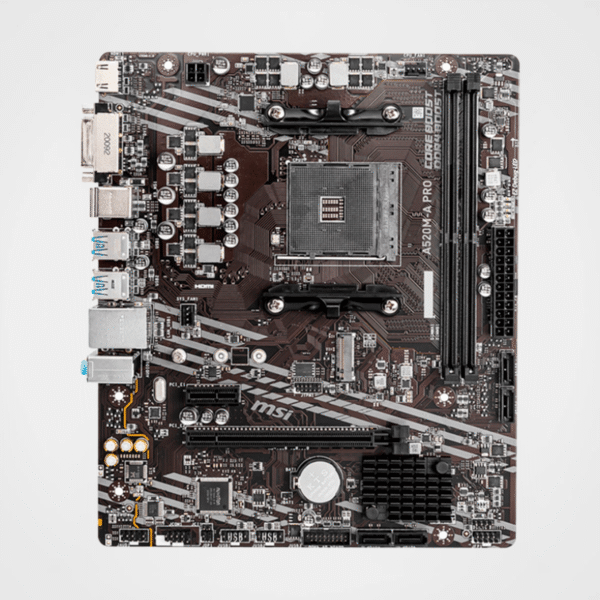 Placa Madre MSI A520M PRO, Chipset AMD A520, Socket AMD AM4, mATX, HDMI