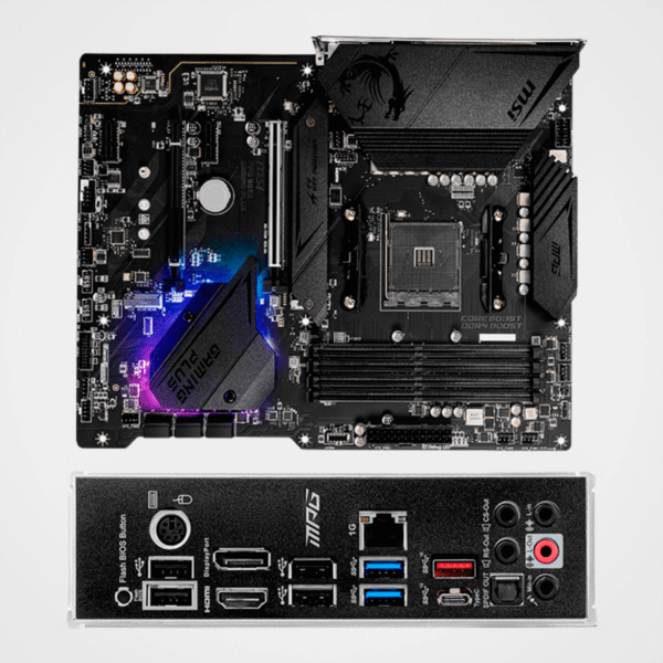 Placa Madre MSI MPG B550 GAMING PLUS AMD B550 Socket AM4 , HDMI - Imagen 2