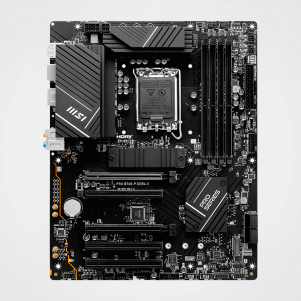 Placa Madre MSI PRO B760-P DDR4 II, Chipset Intel B760, LGA1700, ATX