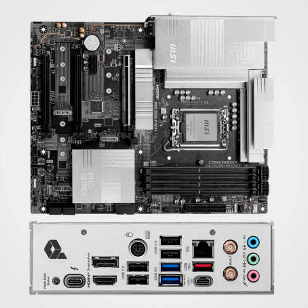 Placa Madre MSI PRO Z890-P WIFI, Chipset Intel Z890, LGA 1851, HDMI, DP, ATX - Imagen 2