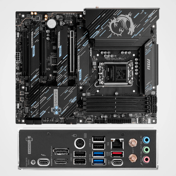 Placa Madre MSI Z890 GAMING PLUS WIFI, Chipset Intel Z890, LGA 1851, HDMI, DP, ATX - Imagen 2